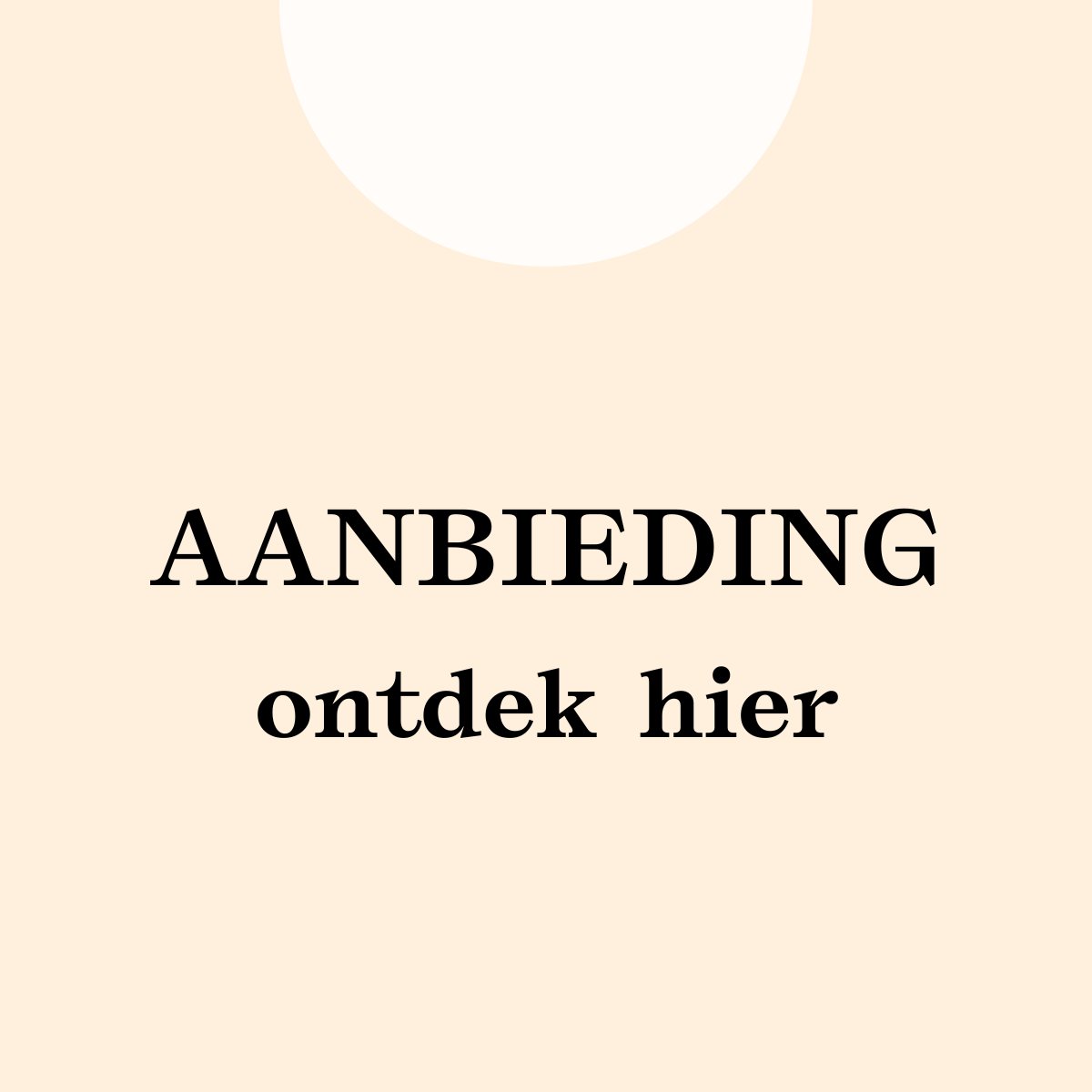 Aanbieding