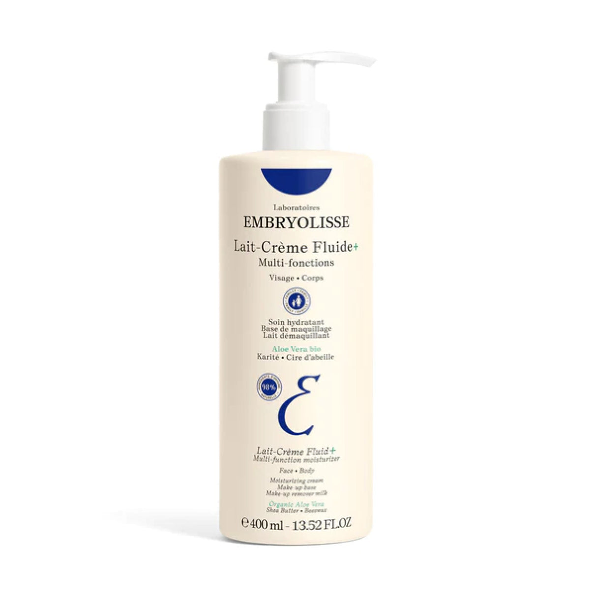 Embryolisse Lait Crème Fluide+ flacon pompe 400 ml ou 75 ml